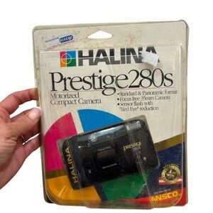 Vintage‎ Brand New in Package Halina Prestige 280’s Compact 35 mm Camera